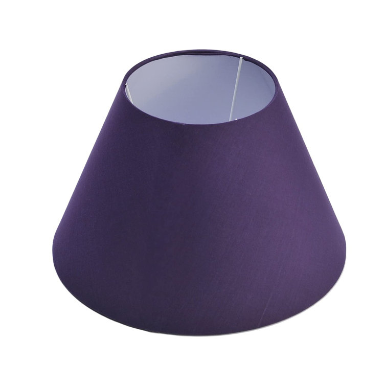 STARSKY 0'' H Linen Bell Lamp Shade ( Clip On ) in Purple Wayfair Canada